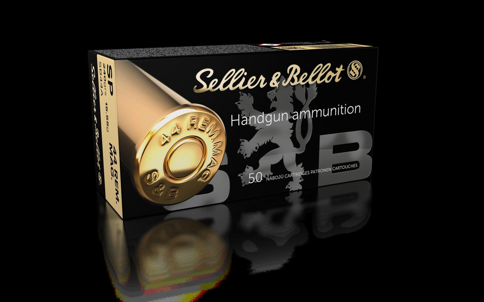Sellier & Bellot 44 Rem Mag 240gr SP Ammo - Box of 50